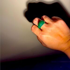 Green Resin Ring - Nordstrom - Size 8